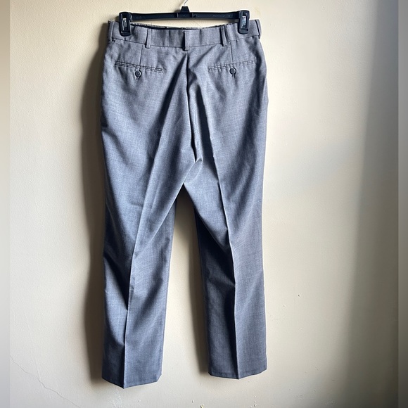 Stafford 34x32 Gray Worsted Wool Blend Men’s Dress Pants / Slacks - Picture 7 of 8